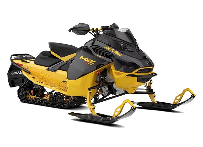 2025 Ski-Doo MXZ X-RS with Competition Package Rotax® 850 E-TEC Turbo R with Water Injection System Black