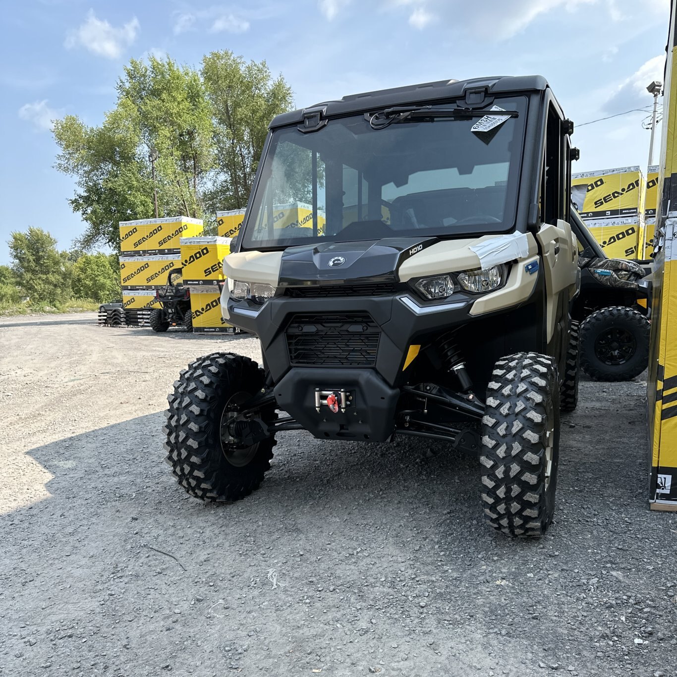 2025 Can-Am DEFENDER MAX LTD Cab  Rotax HD10 V-twin engine Wildland Camo