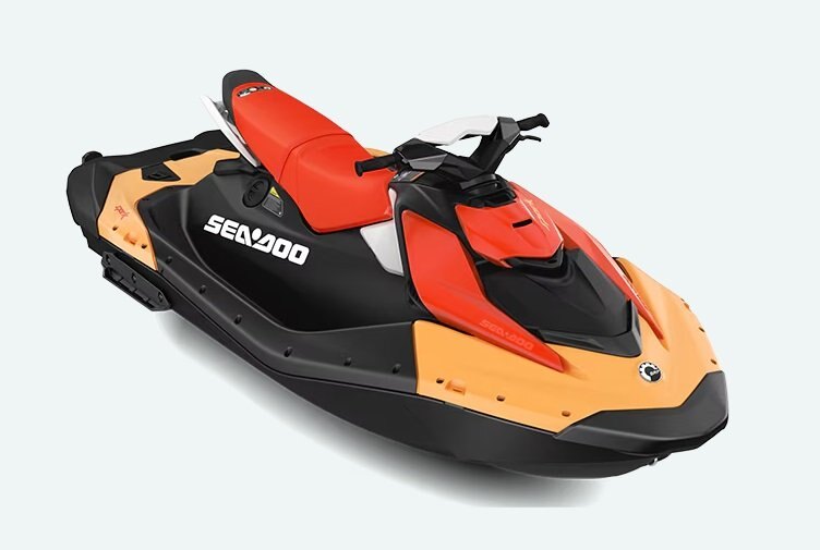 2025 Sea-Doo Spark for 3 Sunrise Orange / Dragon Red