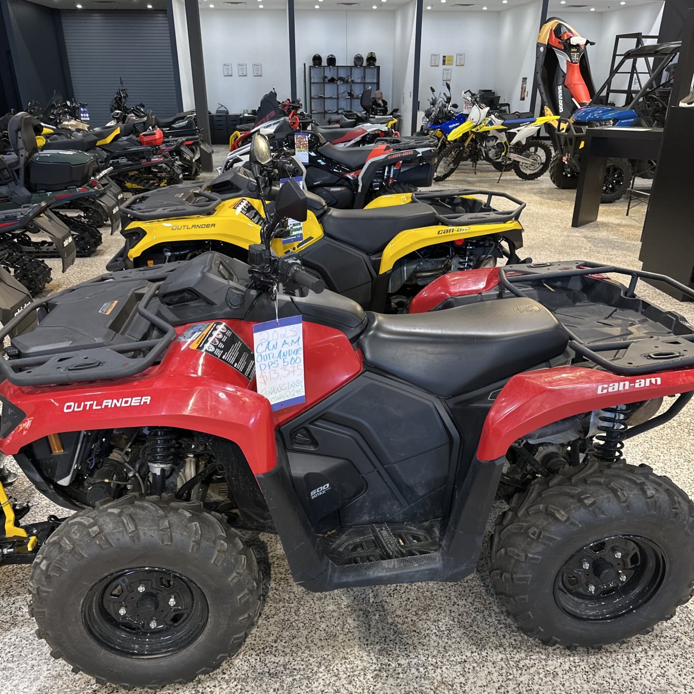 2023 Can Am OUTLANDER DPS 500 Legion Red