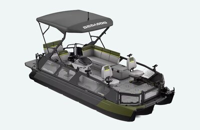 2025 Sea-Doo Switch Fish 21 - 230 hp WILDERNESS GREEN