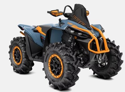 2025 Can-Am Renegade X MR 1000R Scandi Blue / Orange Crush