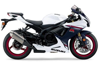2025 Suzuki GSX-R750 PEARL BRILLIANT WHITE / METALLIC MAT STELAR BLUE