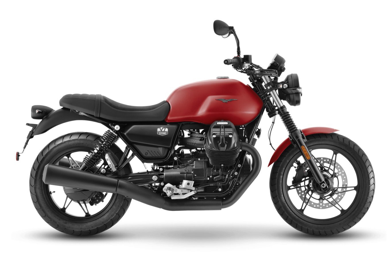 2025 Moto Guzzi V7 Stone Rosso rovente