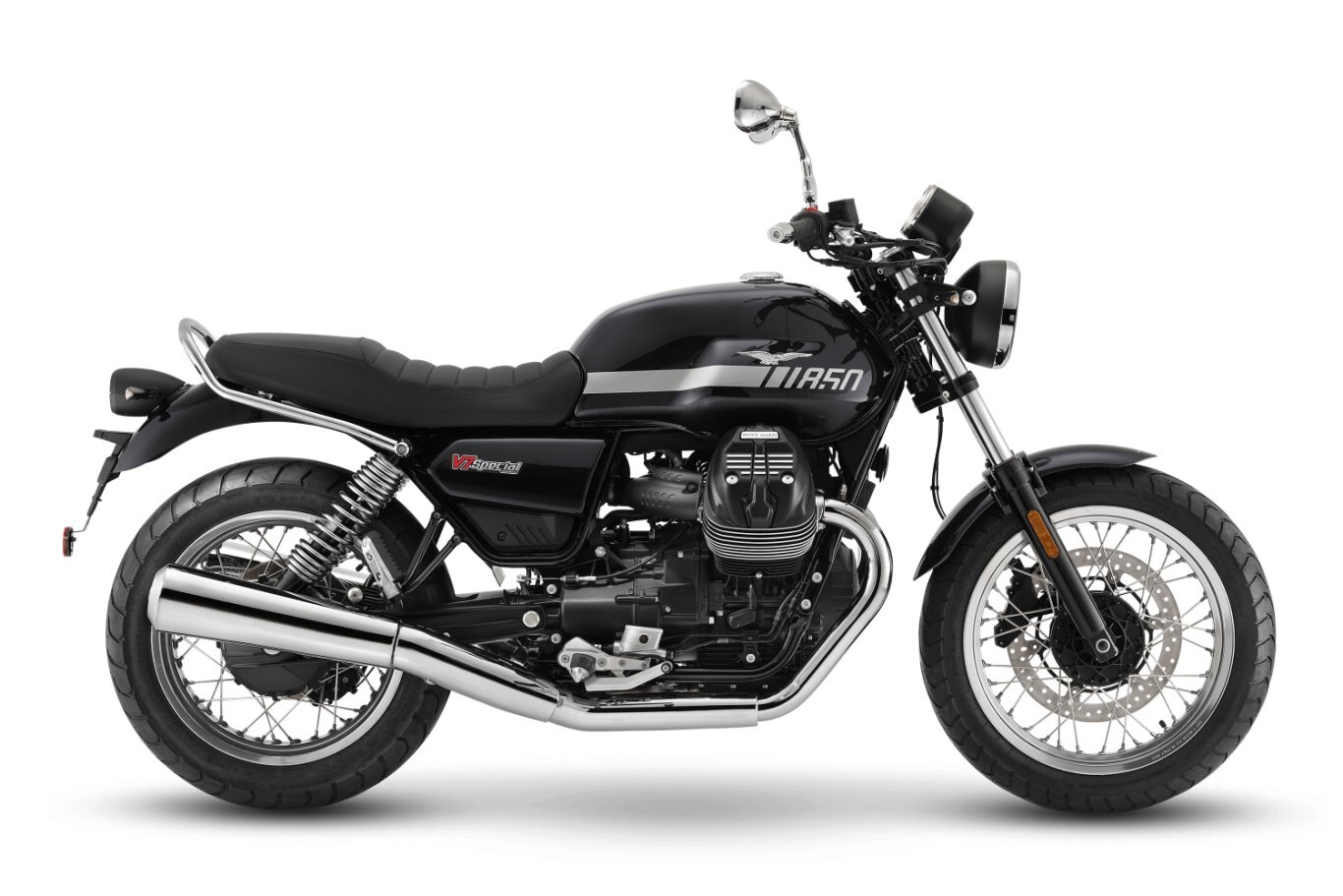 2025 Moto Guzzi V7 Special Silver Stripe Monochrome