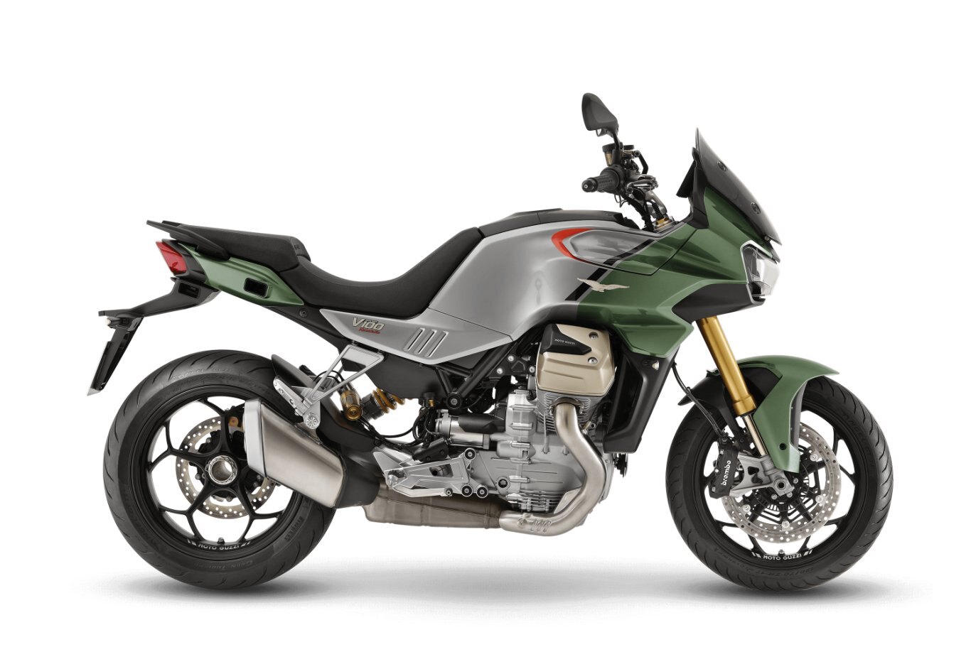 2025 Moto Guzzi V100 Mandello S Verde 2121