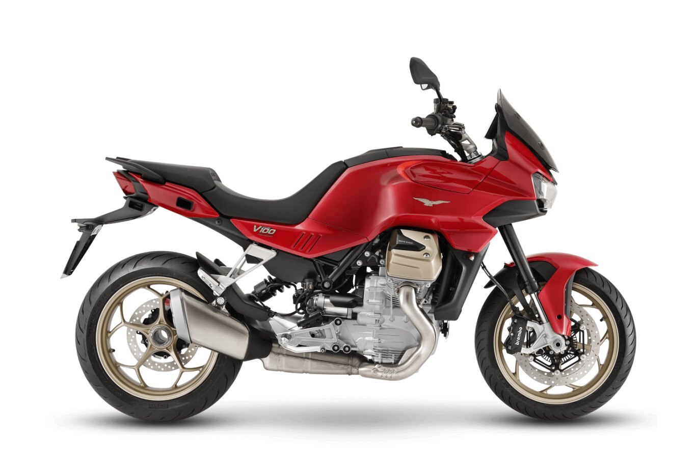 2025 Moto Guzzi V100 Mandello Rosso Magma