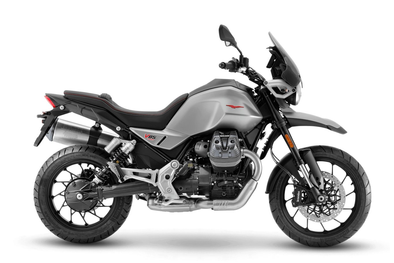 2025 Moto Guzzi V85 Strada Grigio Brera