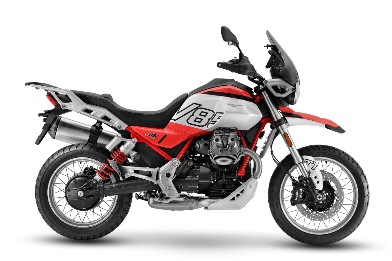 2025 Moto Guzzi V85 TT Rosso Fuji