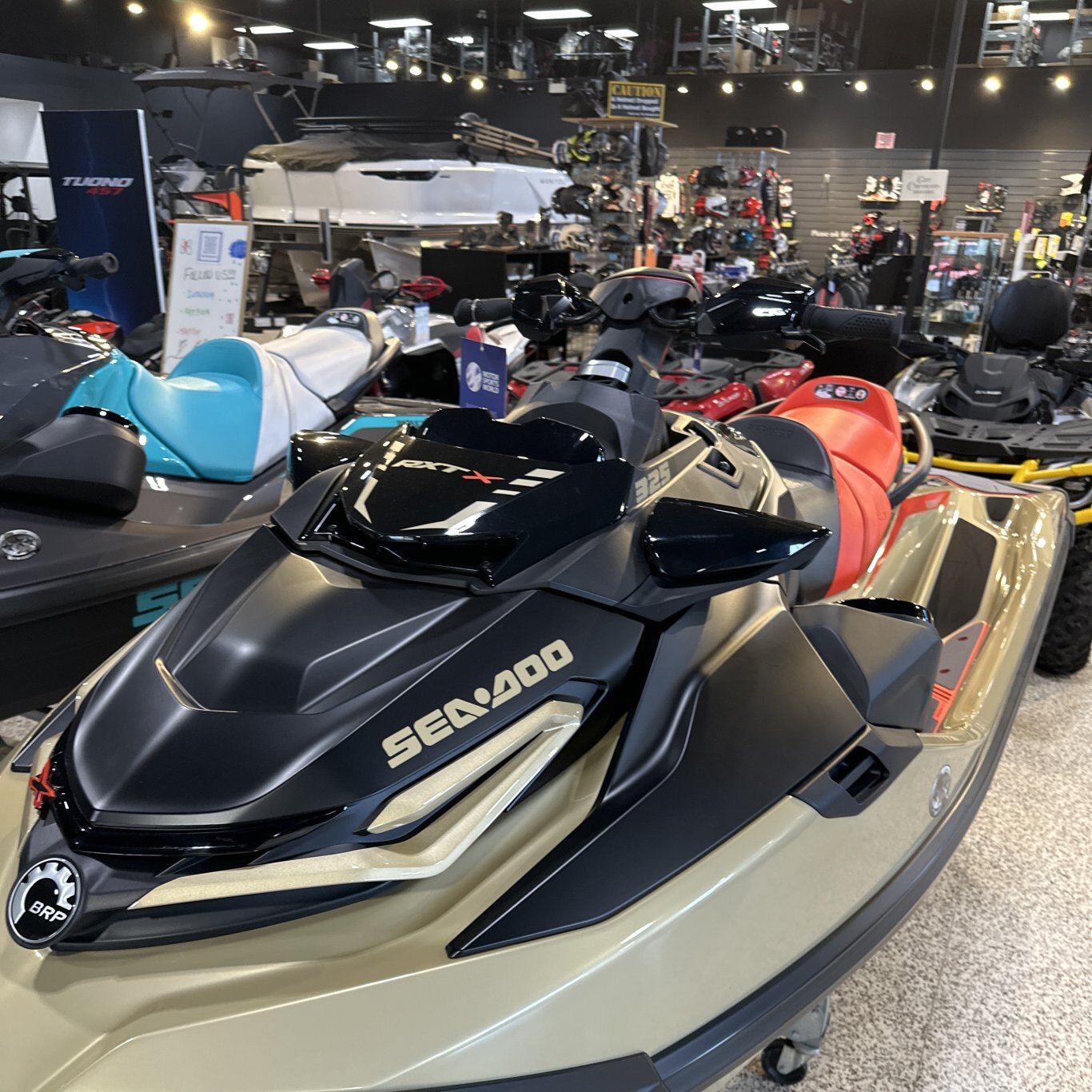 2025 Sea-Doo RXT-X 325 W/ Sound METALLIC TAN / LAVA RED 2025 Sea-Doo RXT-X 325 W/ Sound METALLIC TAN / LAVA RED