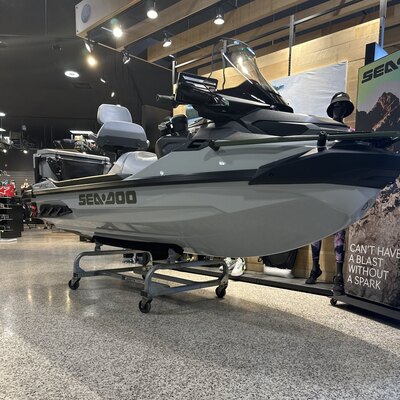 2025 Sea-Doo FishPro Apex 300 W/ Sound SHARK GREY / NORI GREEN