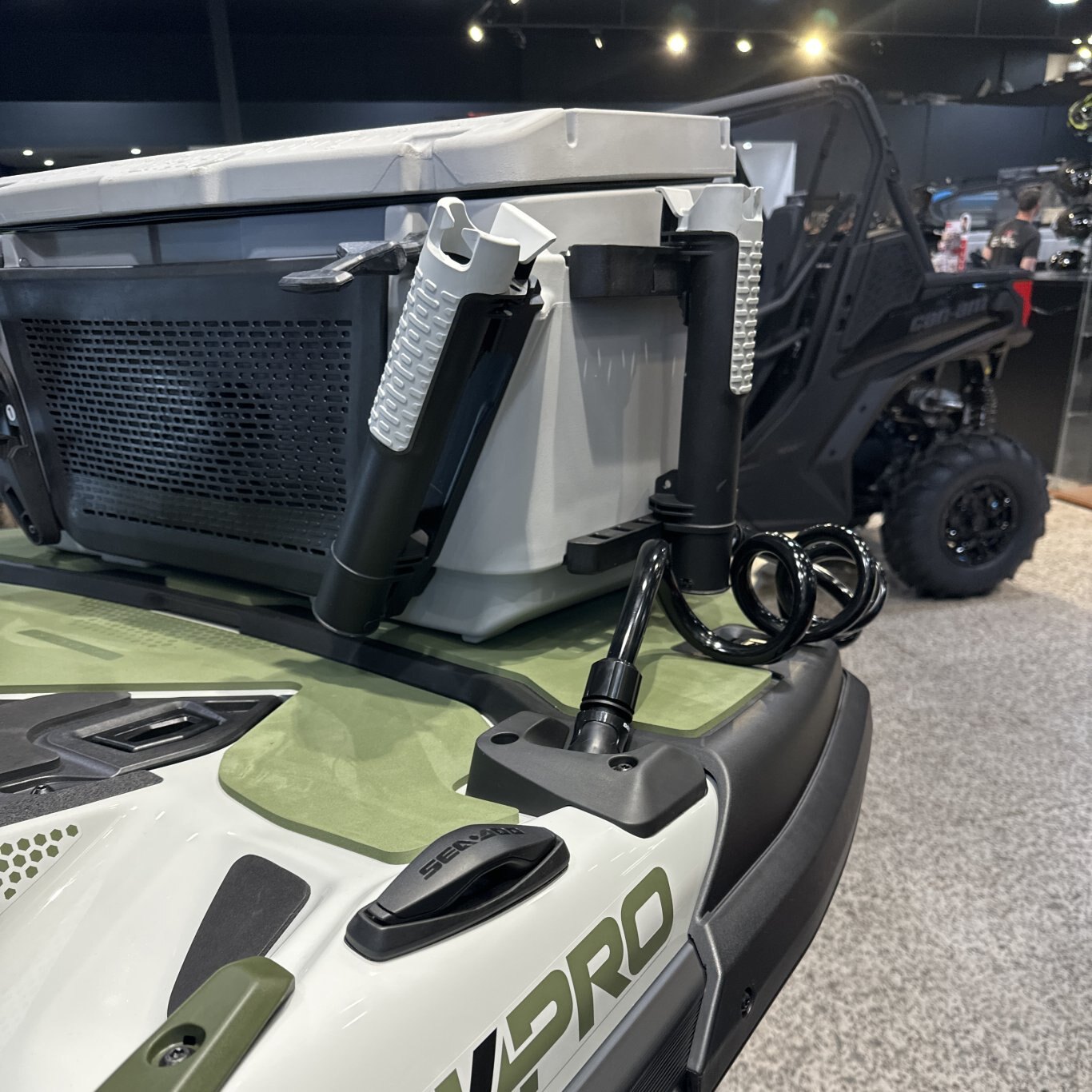 2025 Sea Doo FishPro Apex 300 W/ Sound SHARK GREY / NORI GREEN