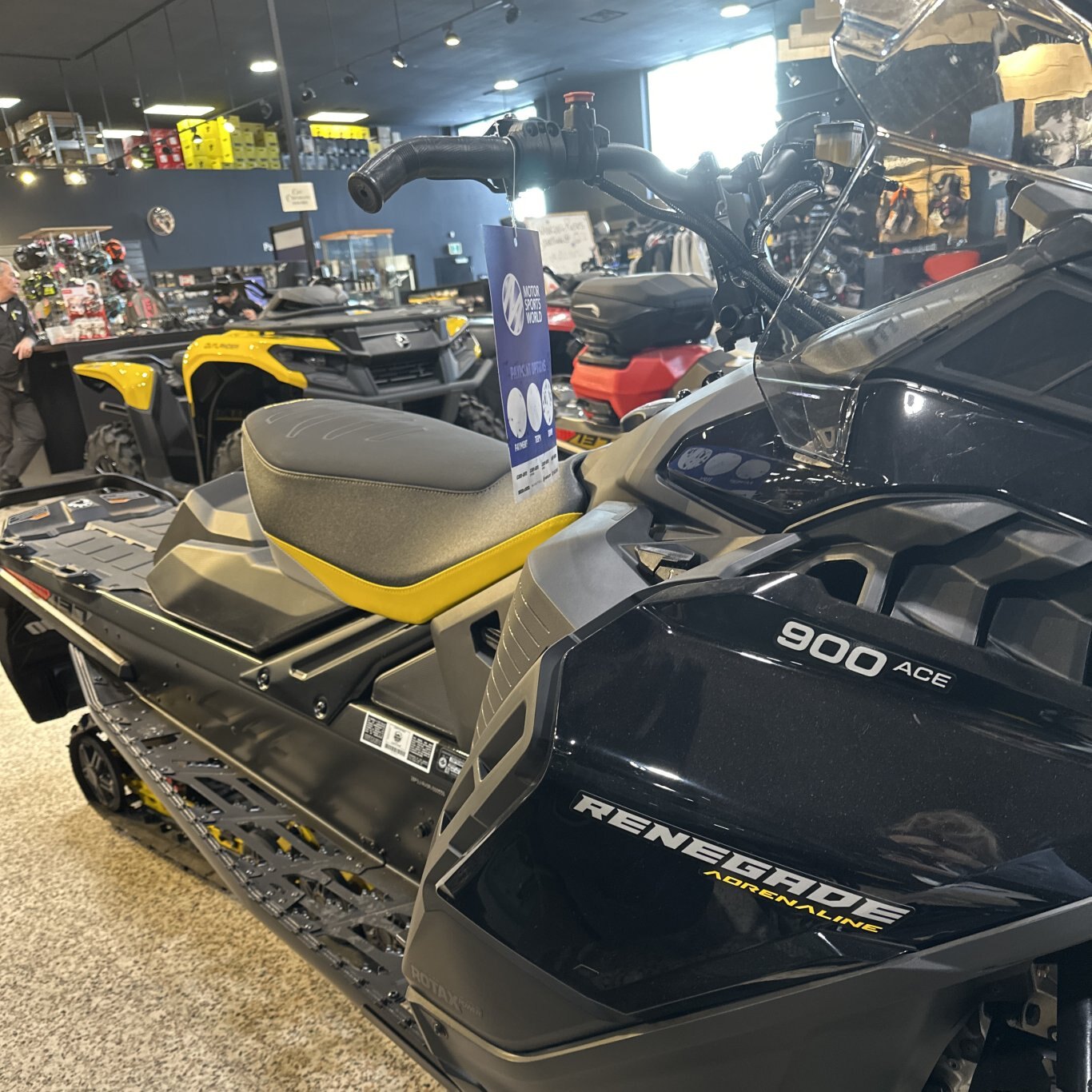 2024 Ski Doo Renegade Adrenaline with Enduro Package 900 ACE NEO YELLOW / BLACK