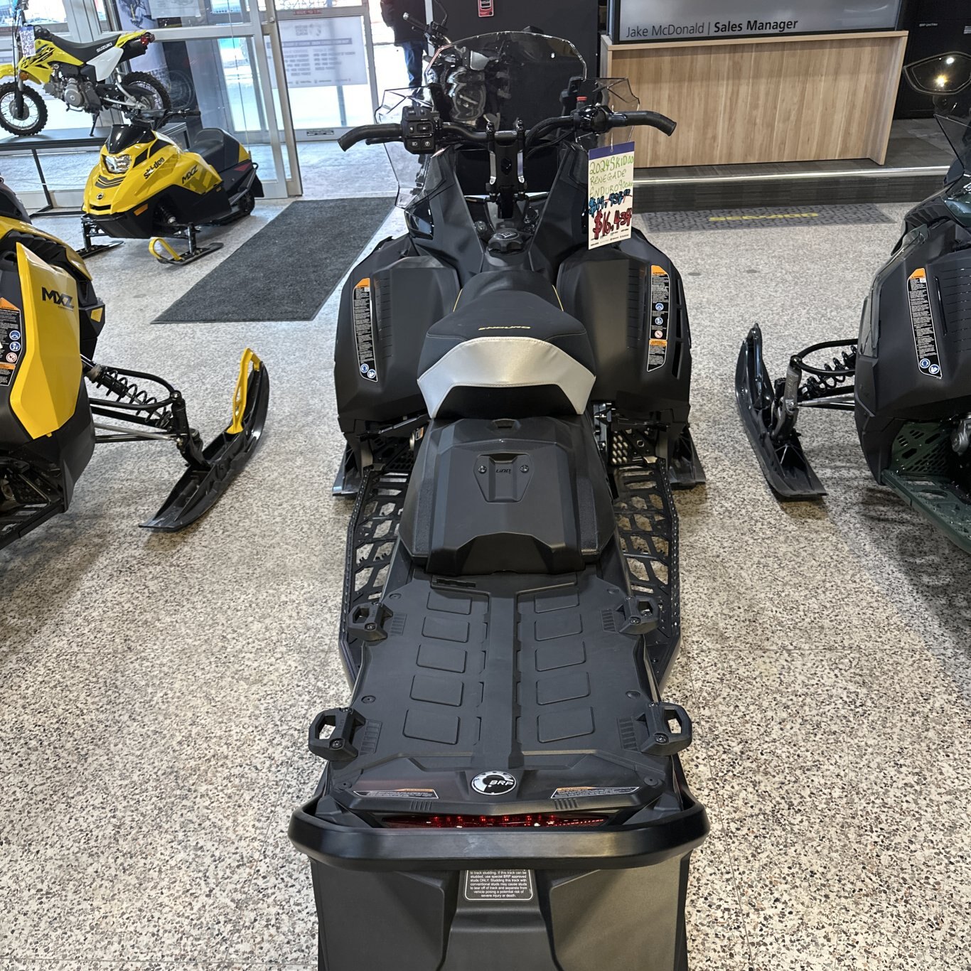 2024 Ski Doo Renegade Adrenaline with Enduro Package 900 ACE NEO YELLOW / BLACK