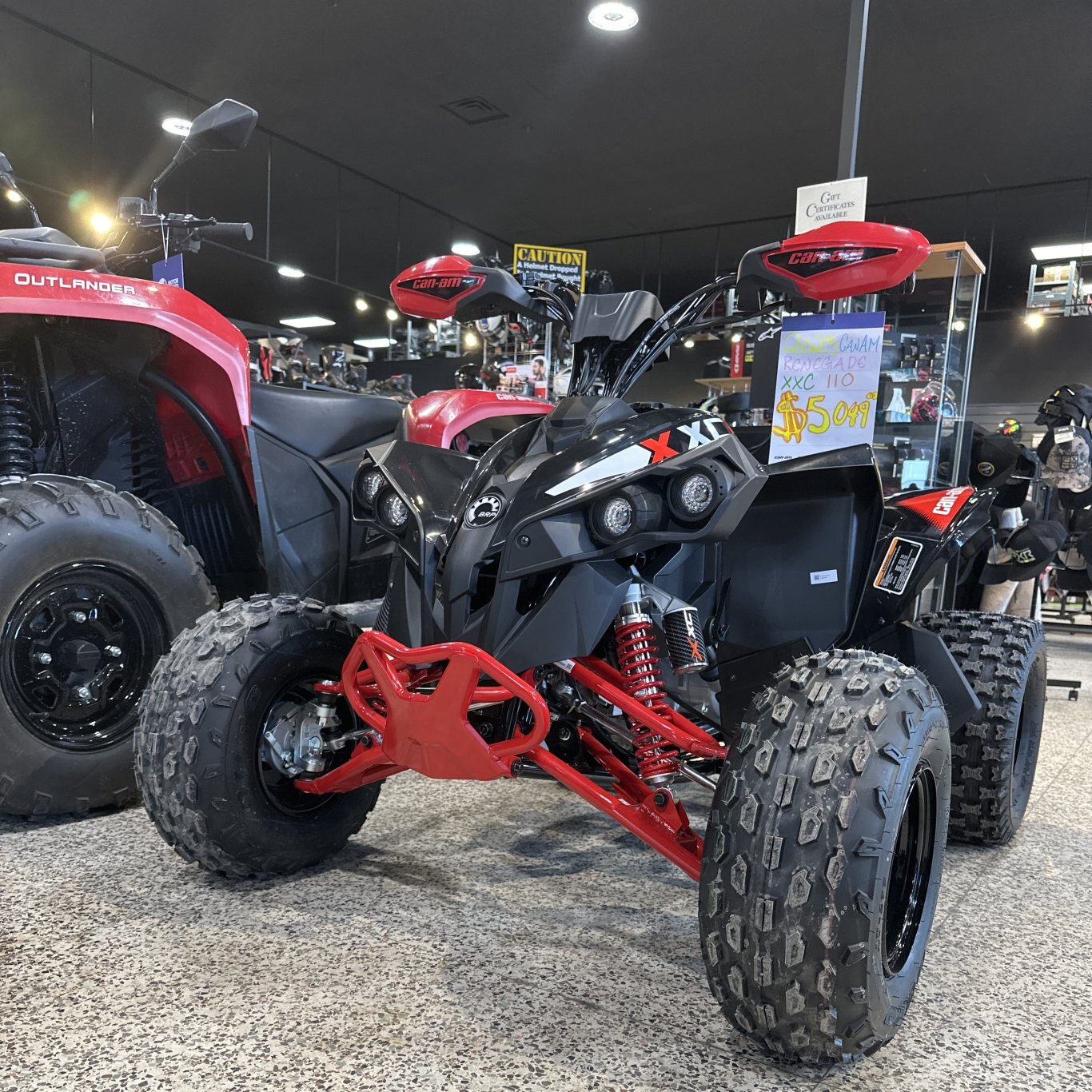 2025 Can-Am Renegade X xc 110 EFI Black / Legion Red