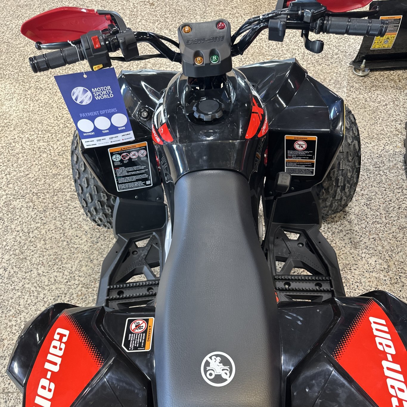 2025 Can Am Renegade X xc 110 EFI Black / Legion Red