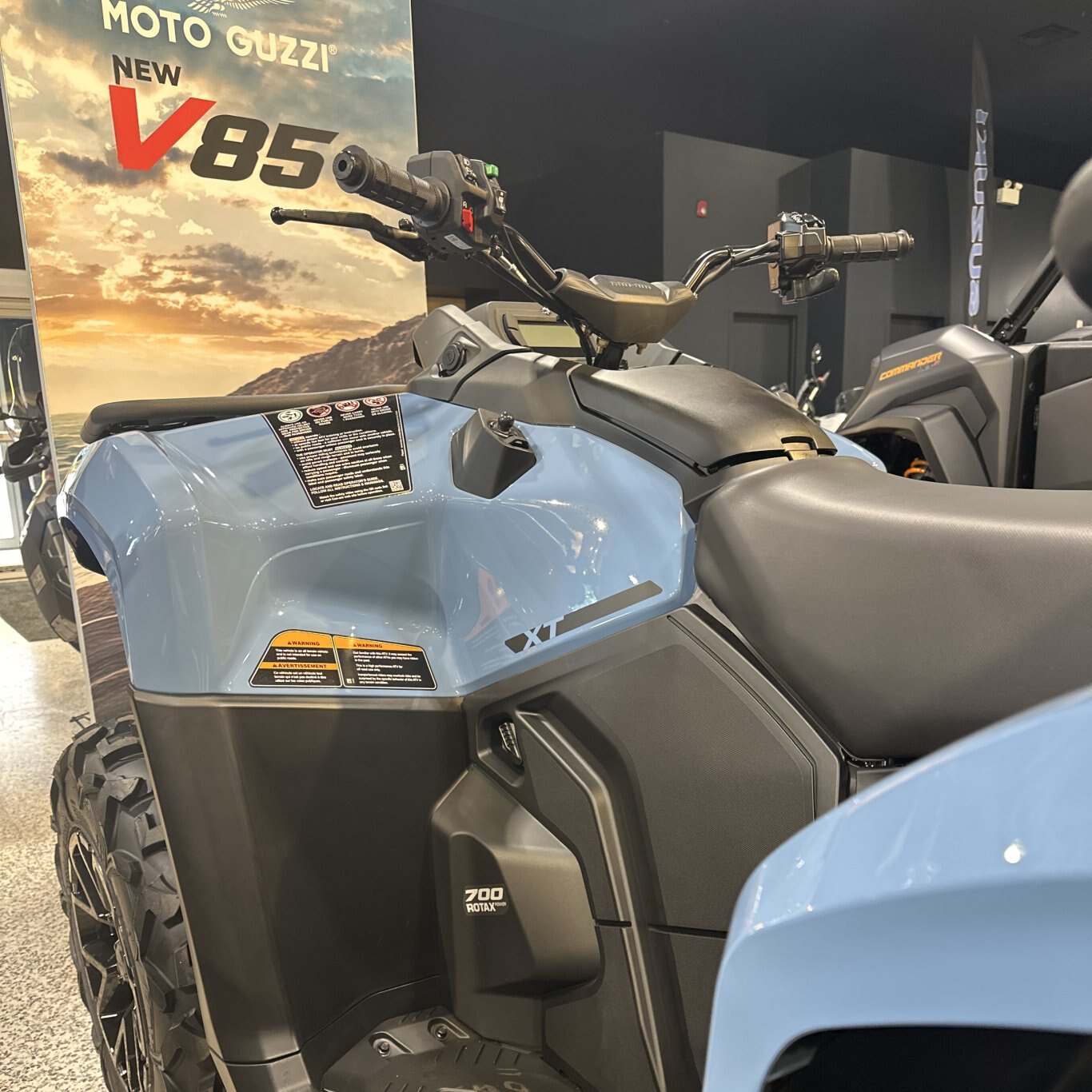 2025 Can Am Outlander MAX XT 700 Scandi Blue