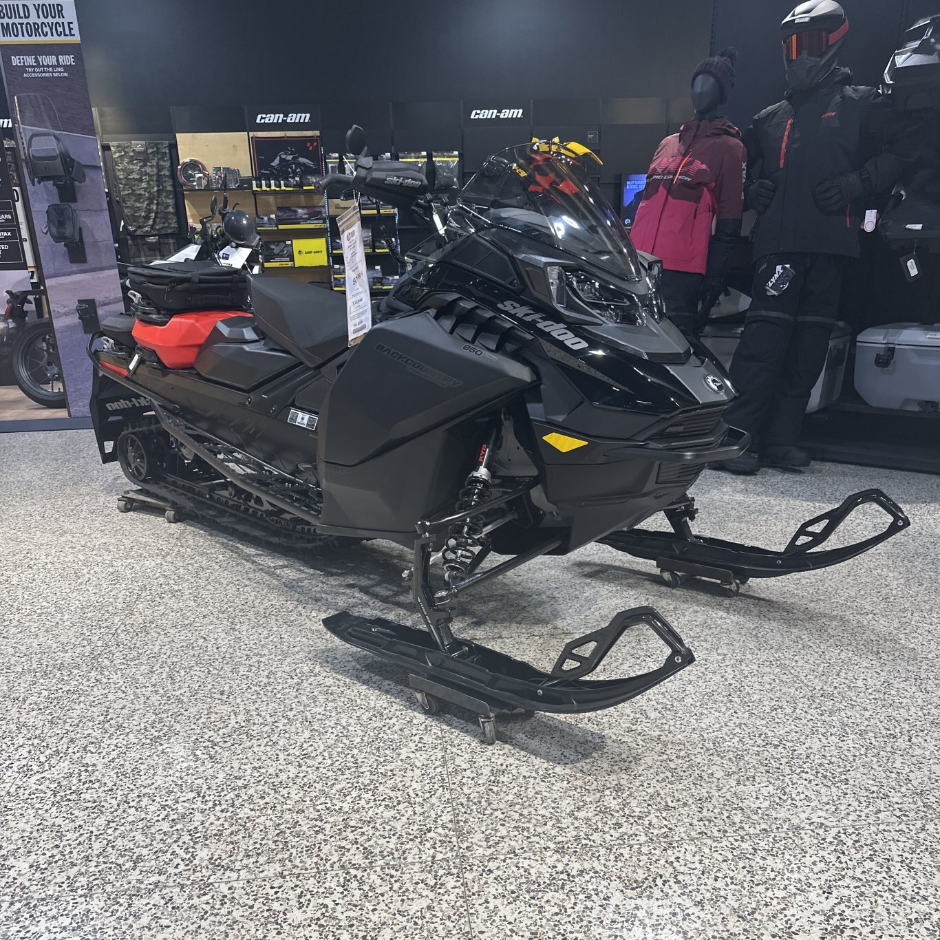 2026 Ski Doo Backcountry Adrenaline Rotax® 850 E TEC Black