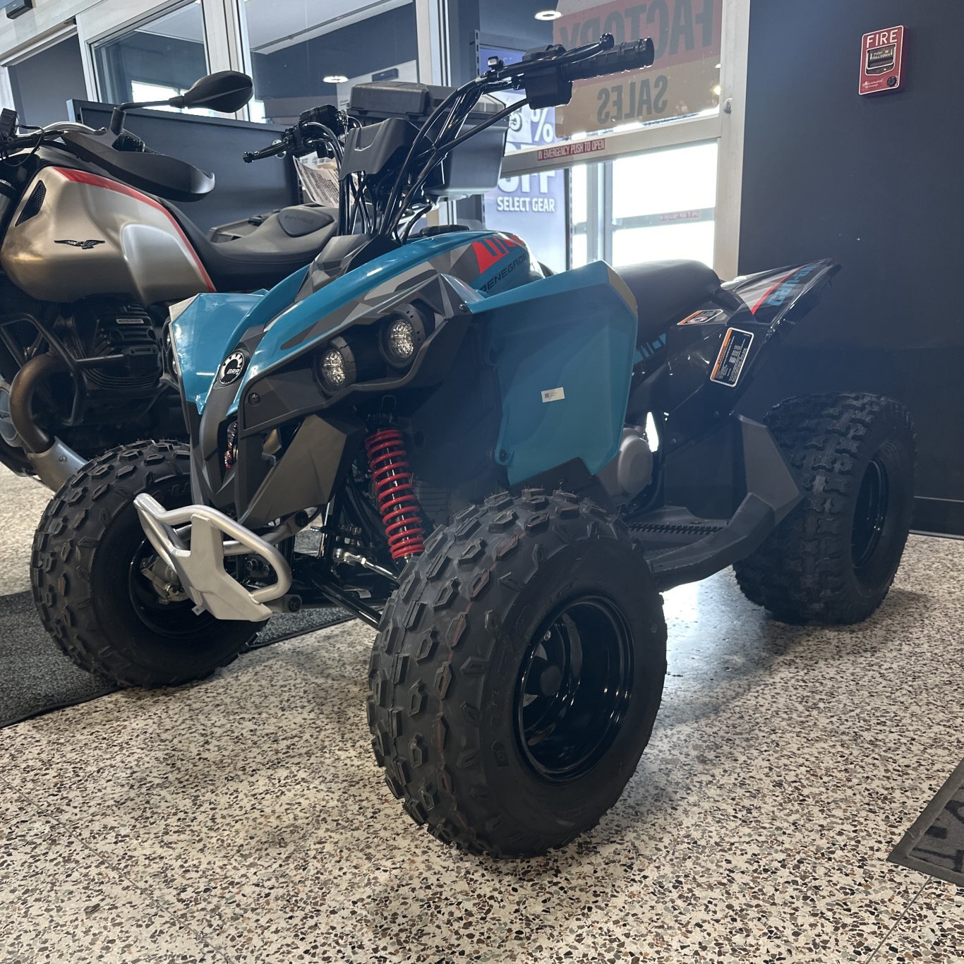2026 Can Am Renegade 110 EFI Iceberg Blue & Black