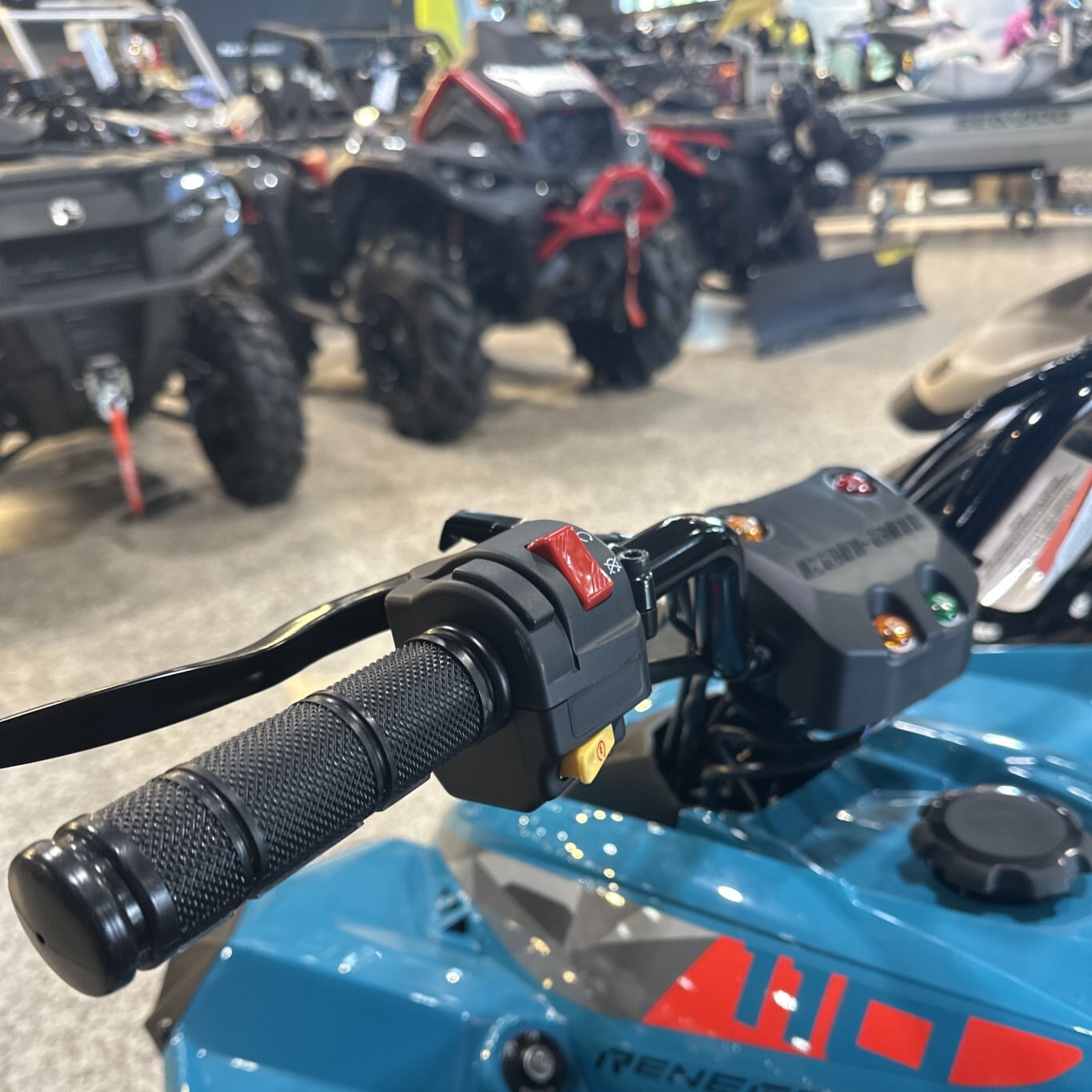 2026 Can Am Renegade 110 EFI Iceberg Blue & Black