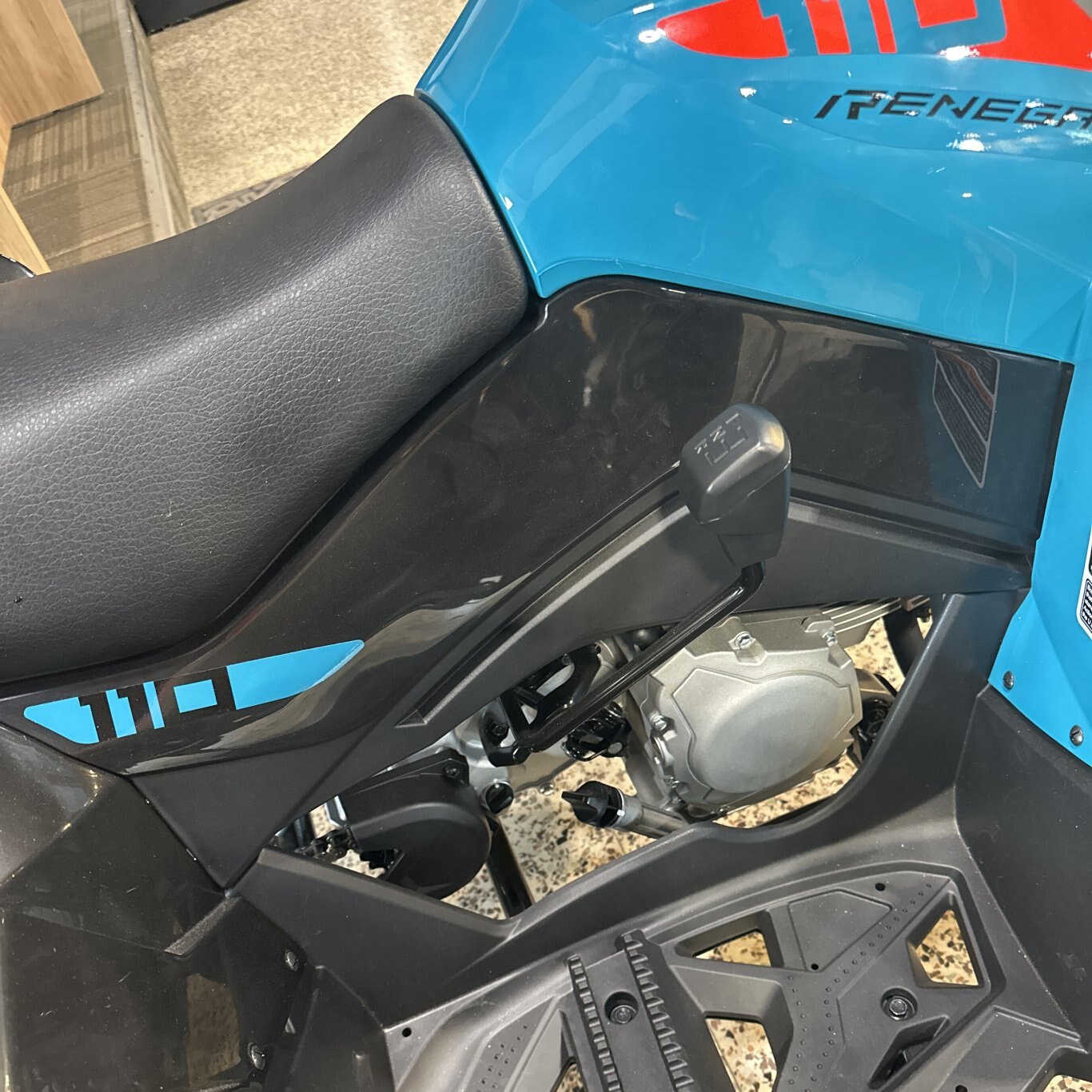 2026 Can Am Renegade 110 EFI Iceberg Blue & Black