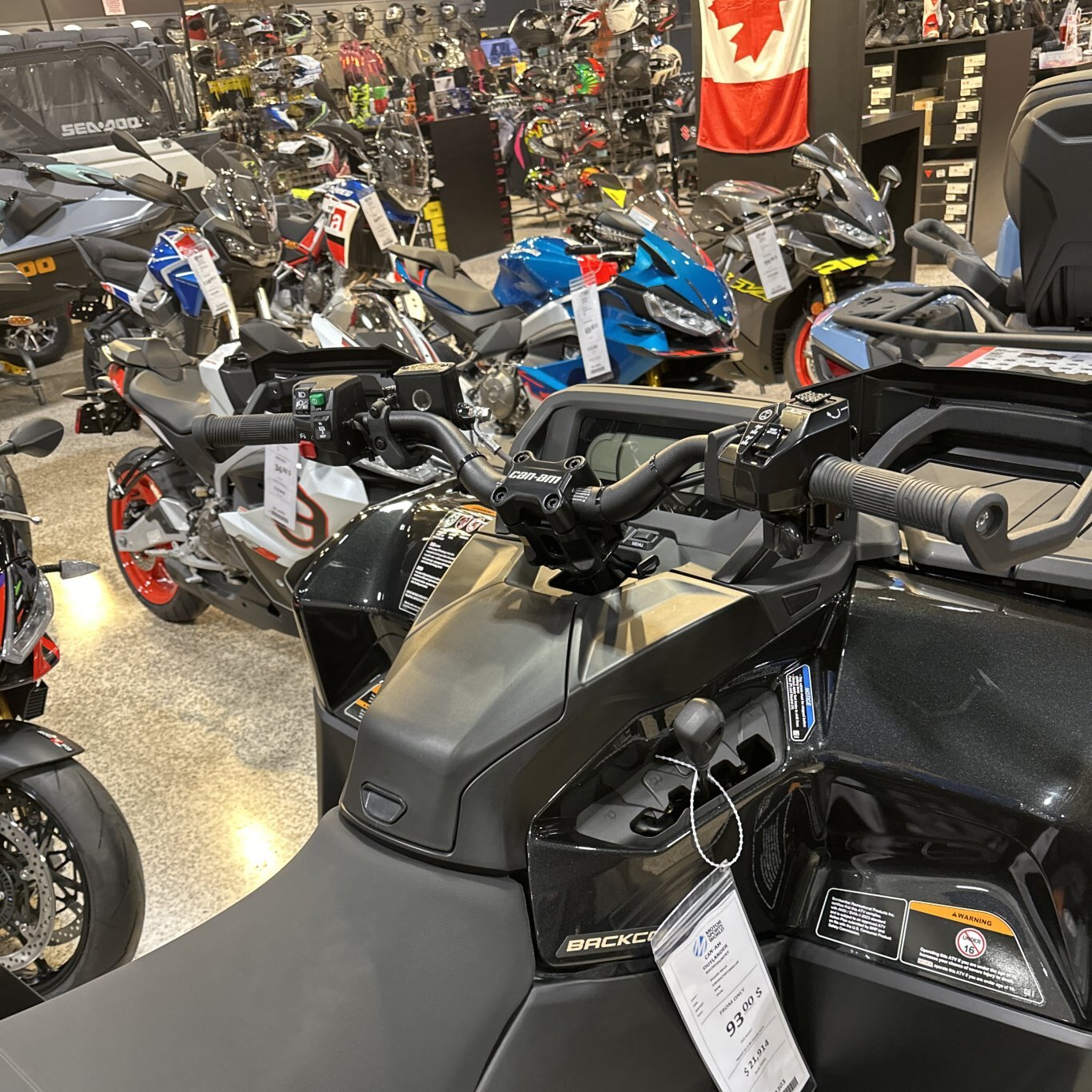 2026 Can Am Outlander Backcountry 1000R Stealth Black