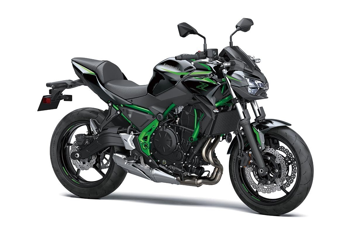 2025 Kawasaki Z650 ABS Metallic Spark Black / Green