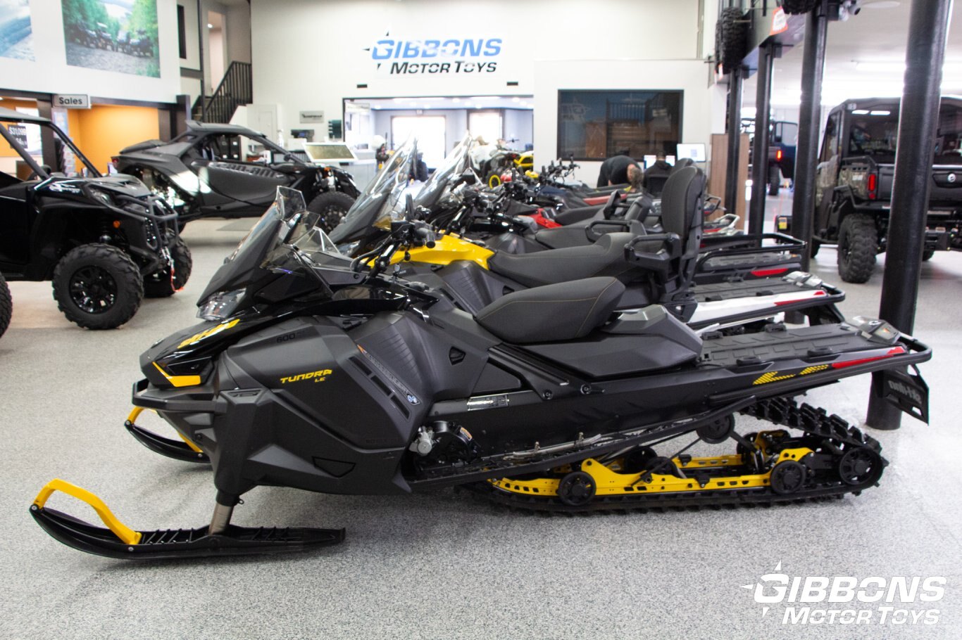 2025 Ski Doo Tundra LE Rotax® 600 ACE™ Neo Yellow & Black