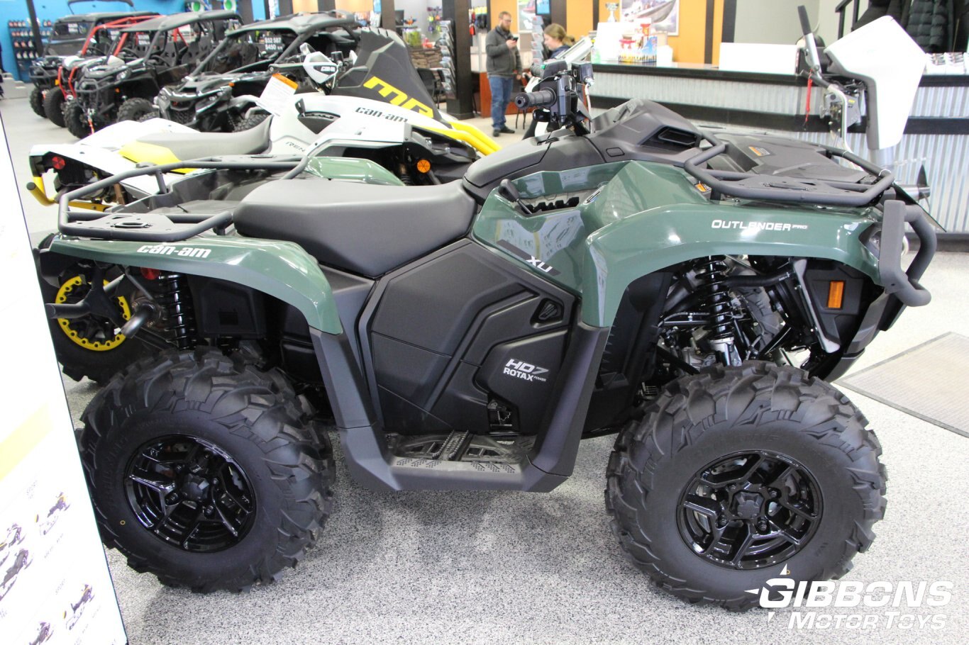 2024 Can Am OUTLANDER PRO XU HD7 tundra green