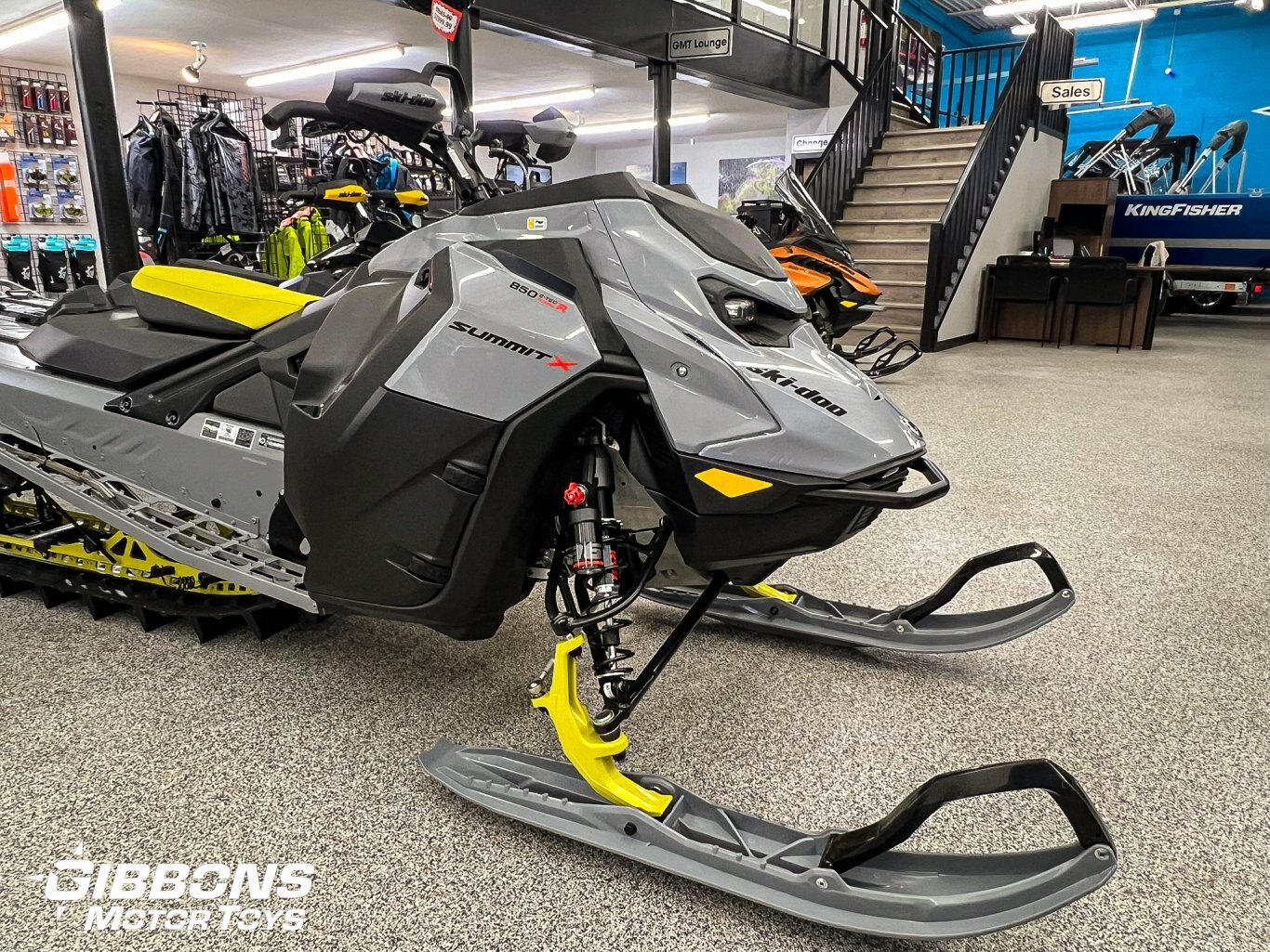 2025 Ski Doo Summit X with Expert Package Rotax® 850 E TEC® Turbo R Monument Grey and Black