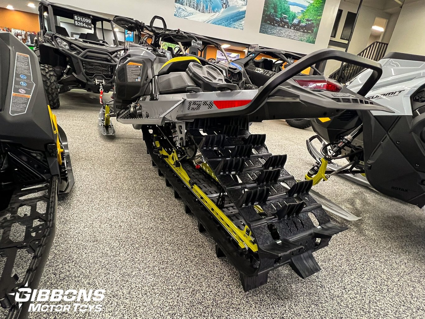 2025 Ski Doo Summit X with Expert Package Rotax® 850 E TEC® Turbo R Monument Grey and Black