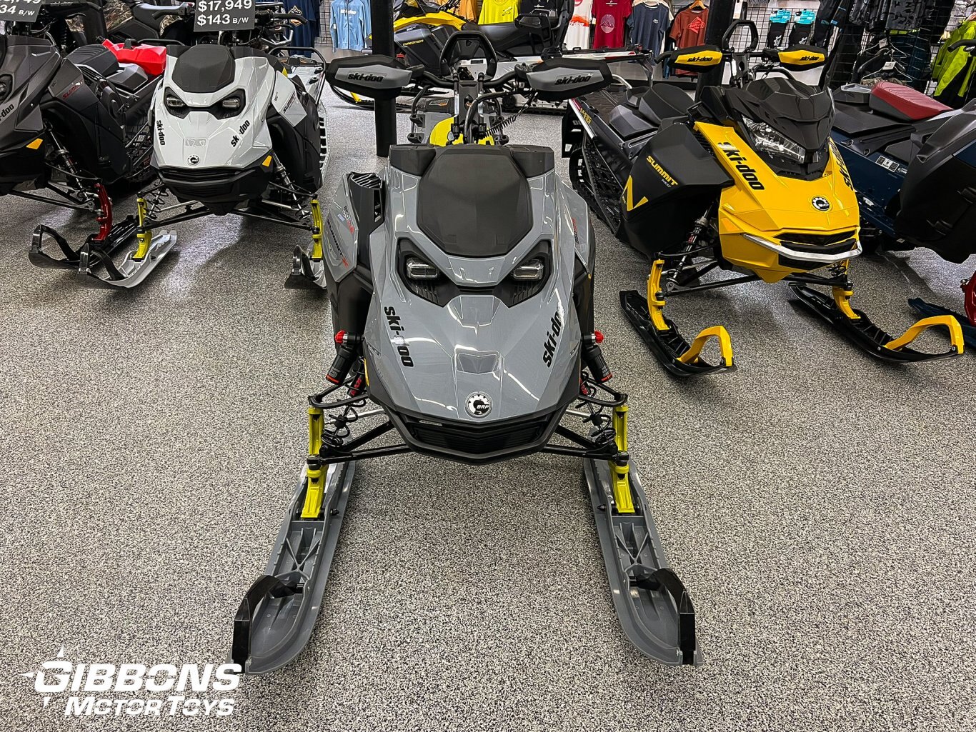 2025 Ski Doo Summit X with Expert Package Rotax® 850 E TEC® Turbo R Monument Grey and Black