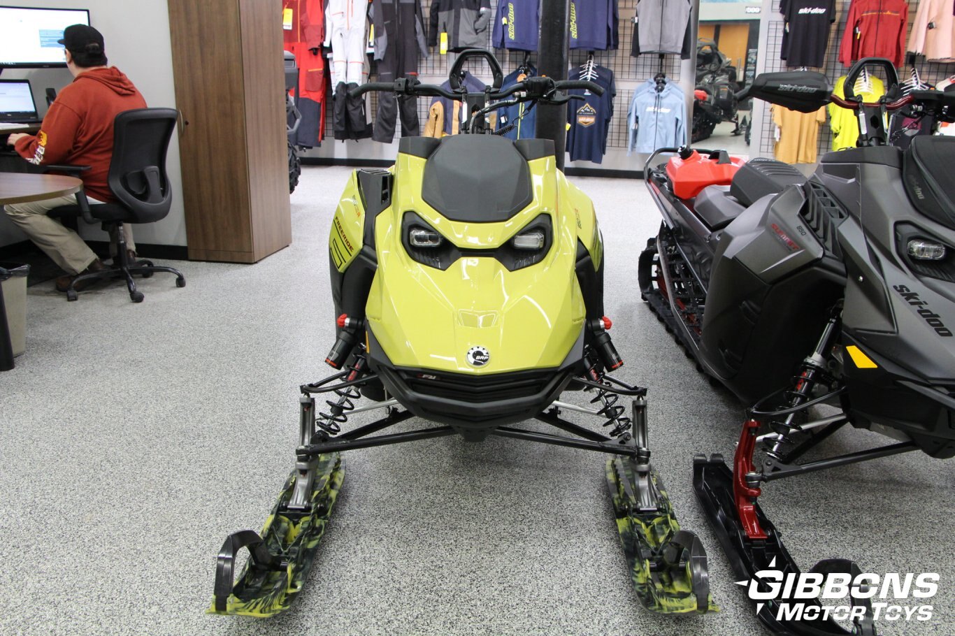 2025 Ski Doo Freeride 850 E TEC Turbo R Flare Yellow and Black