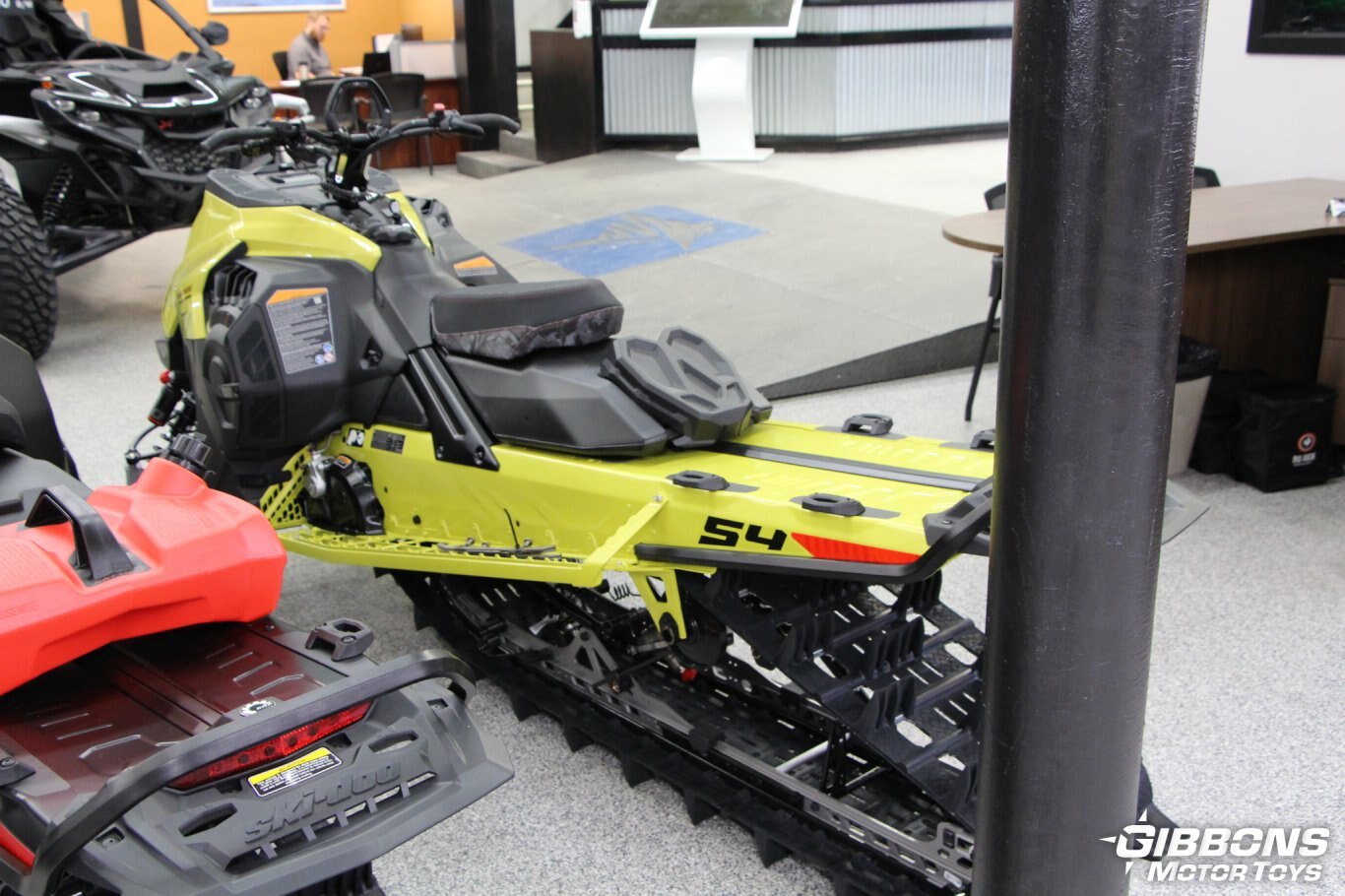 2025 Ski Doo Freeride 850 E TEC Turbo R Flare Yellow and Black