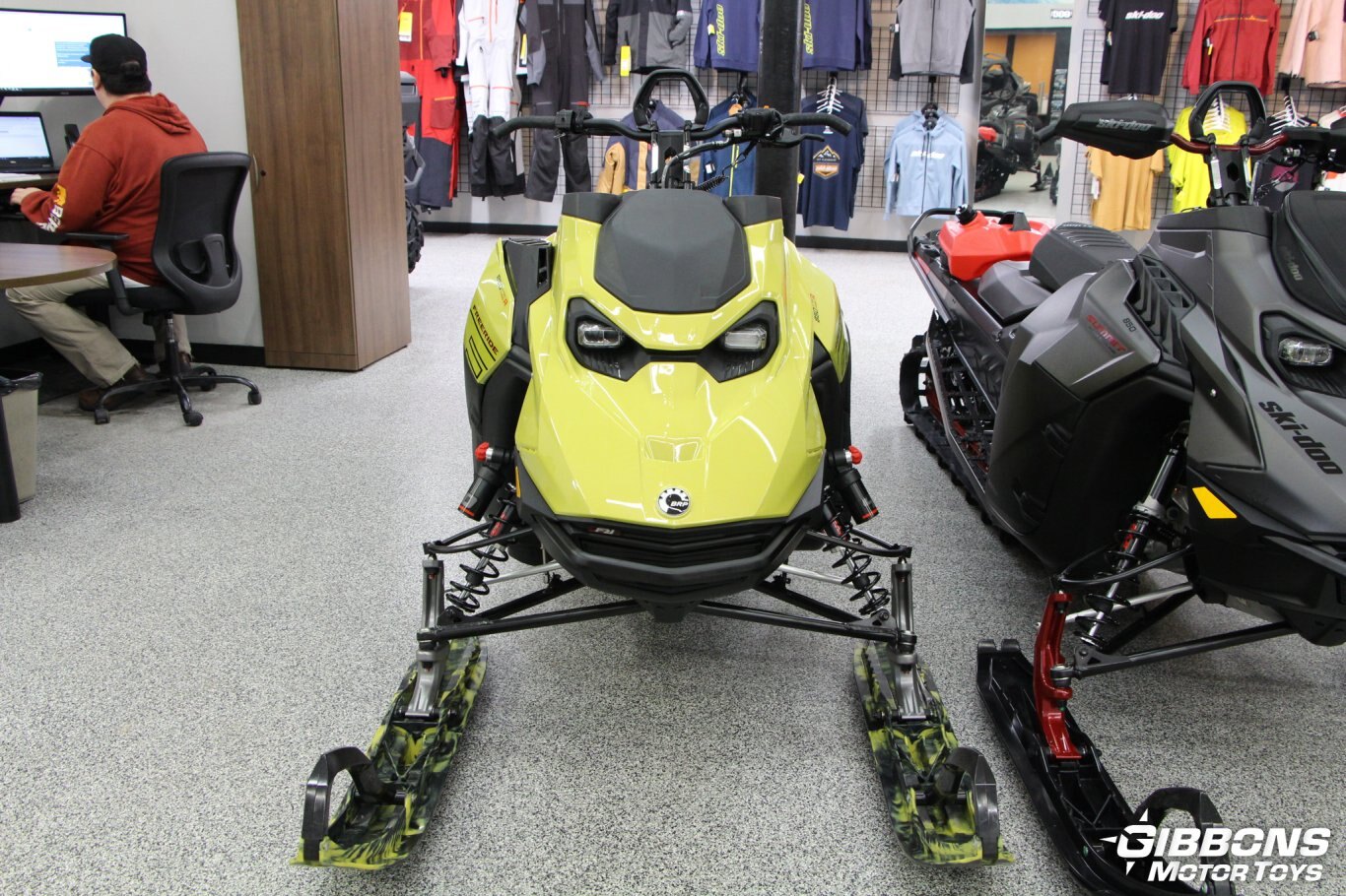 2025 Ski Doo Freeride 850 E TEC Turbo R Flare Yellow and Black