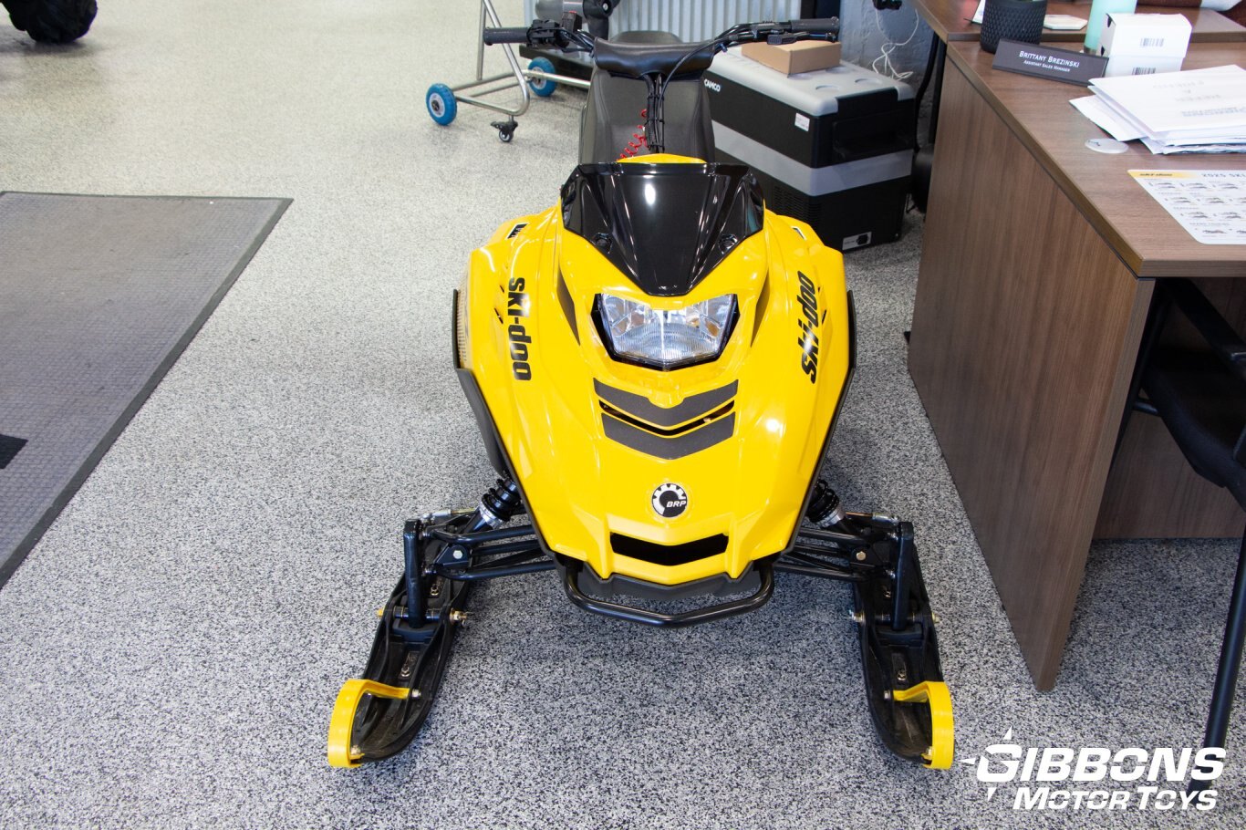 2025 Ski Doo MXZ 200cc 4 stroke Neo Yellow and Black