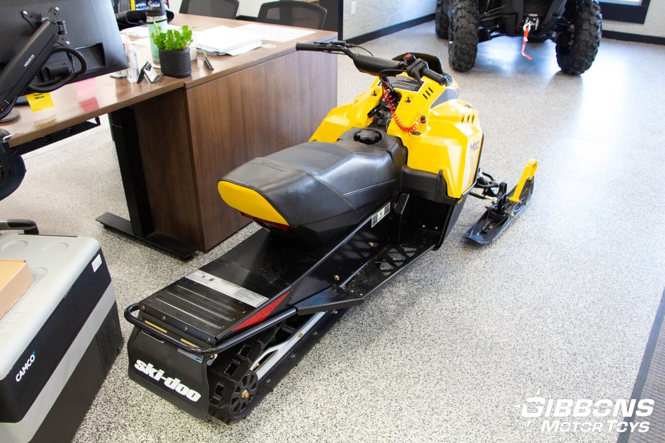 2025 Ski Doo MXZ 200cc 4 stroke Neo Yellow and Black