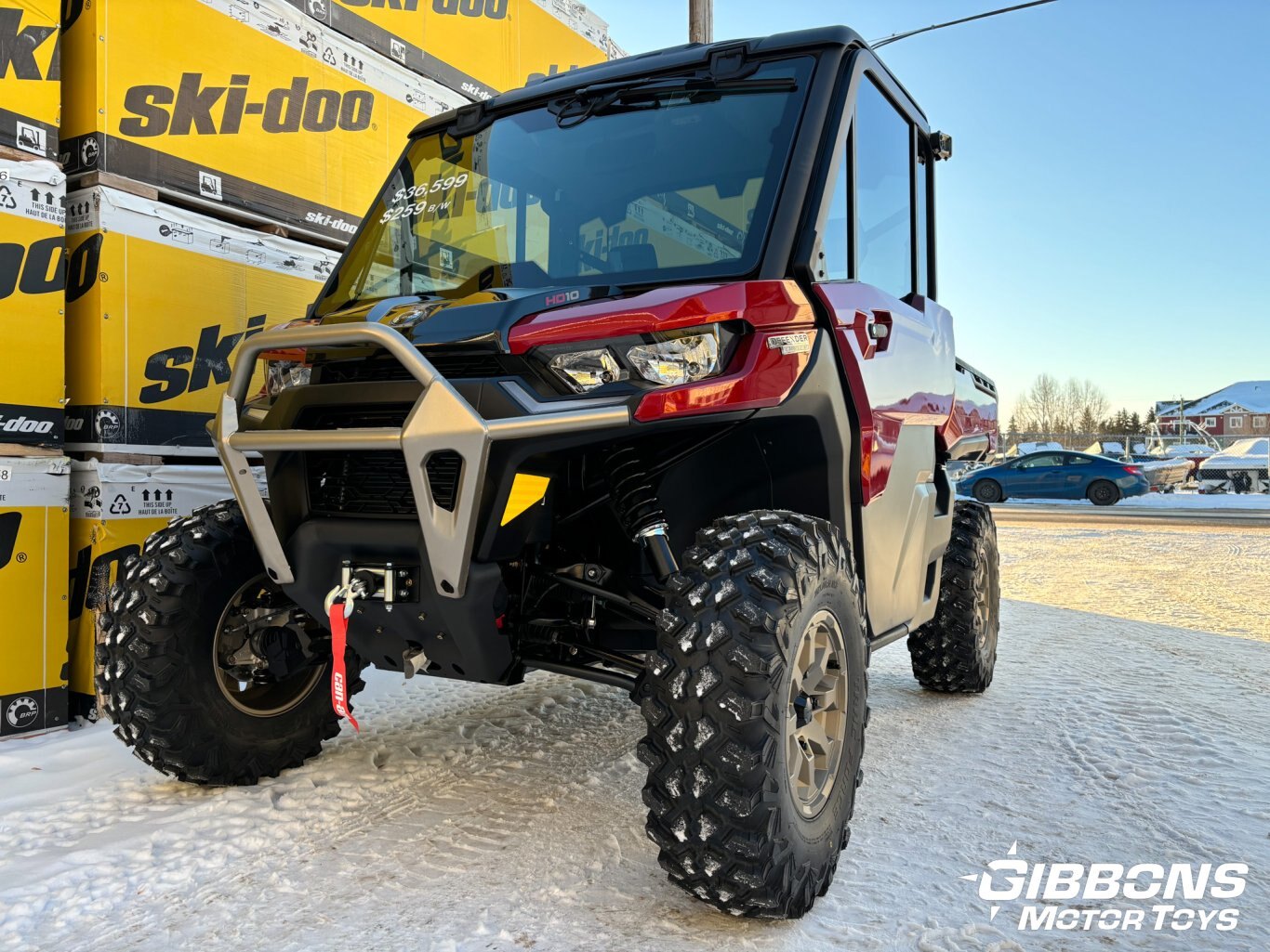 2025 Can Am Defender Limited Fiery Red