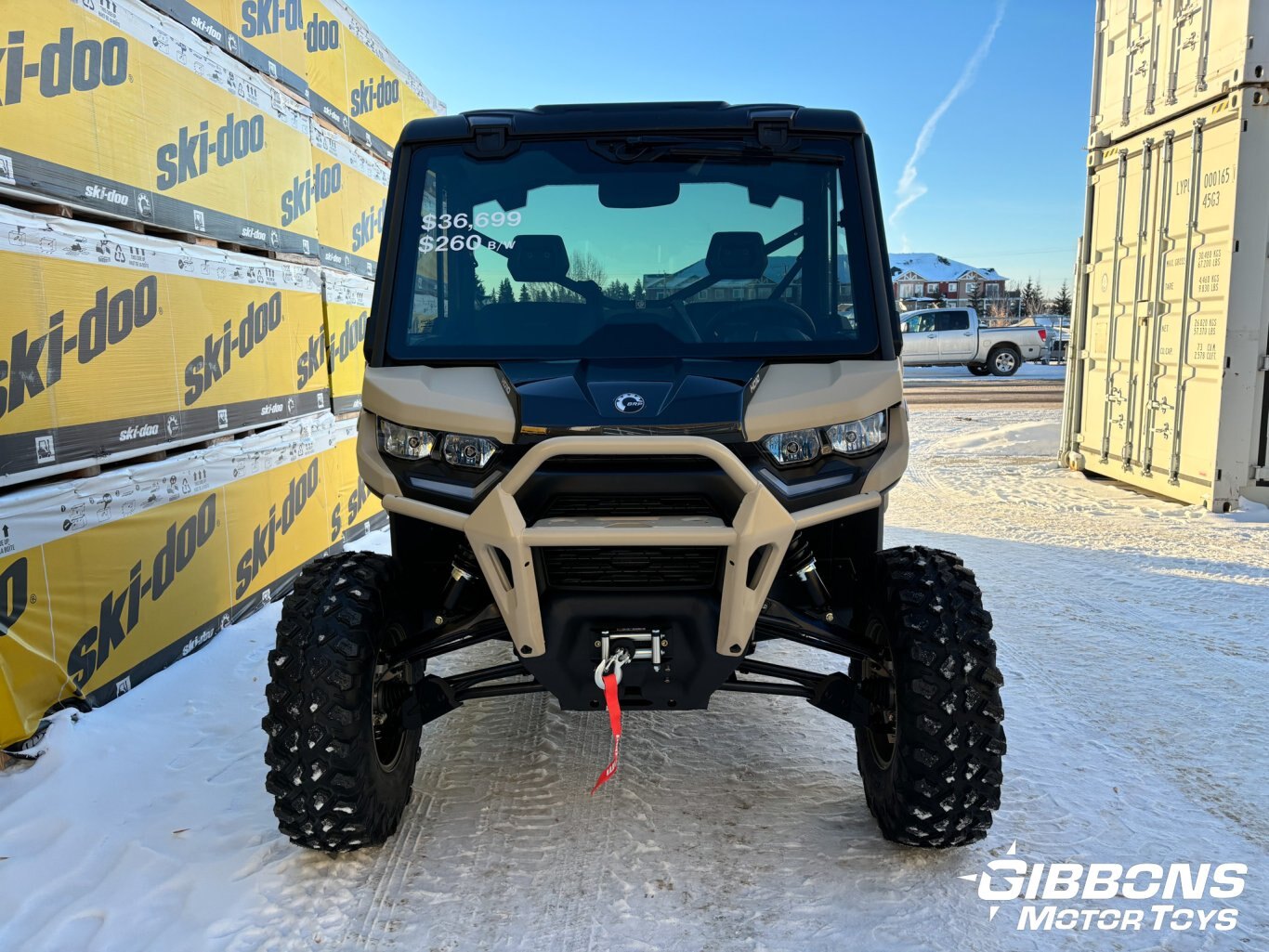 2025 Can Am Defender Limited Desert Tan & Stealth Black