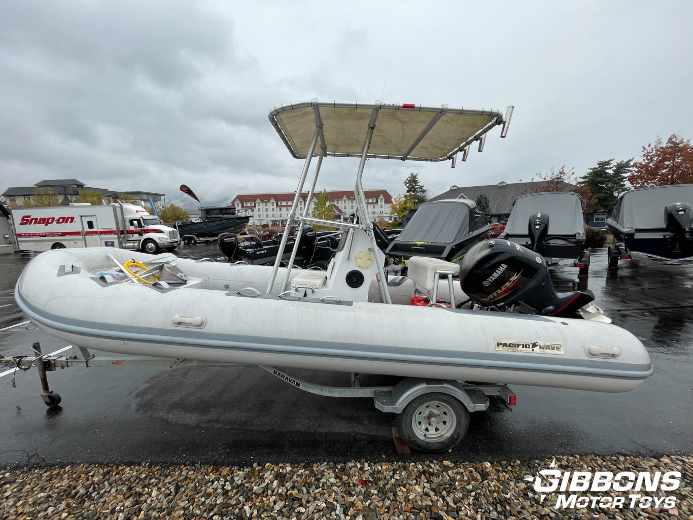 2019 Pacific Wave 560 DB Hypalon Inflatable Boat