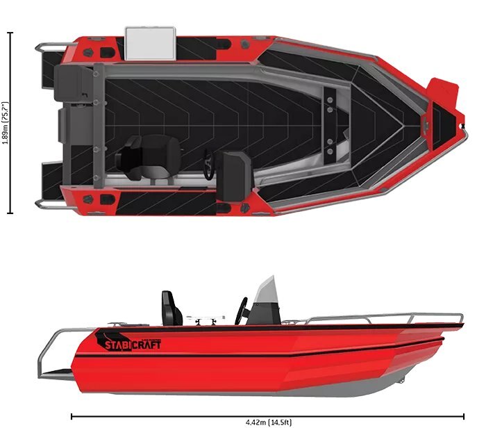 2025 Stabicraft 1450 Frontier Sportfish