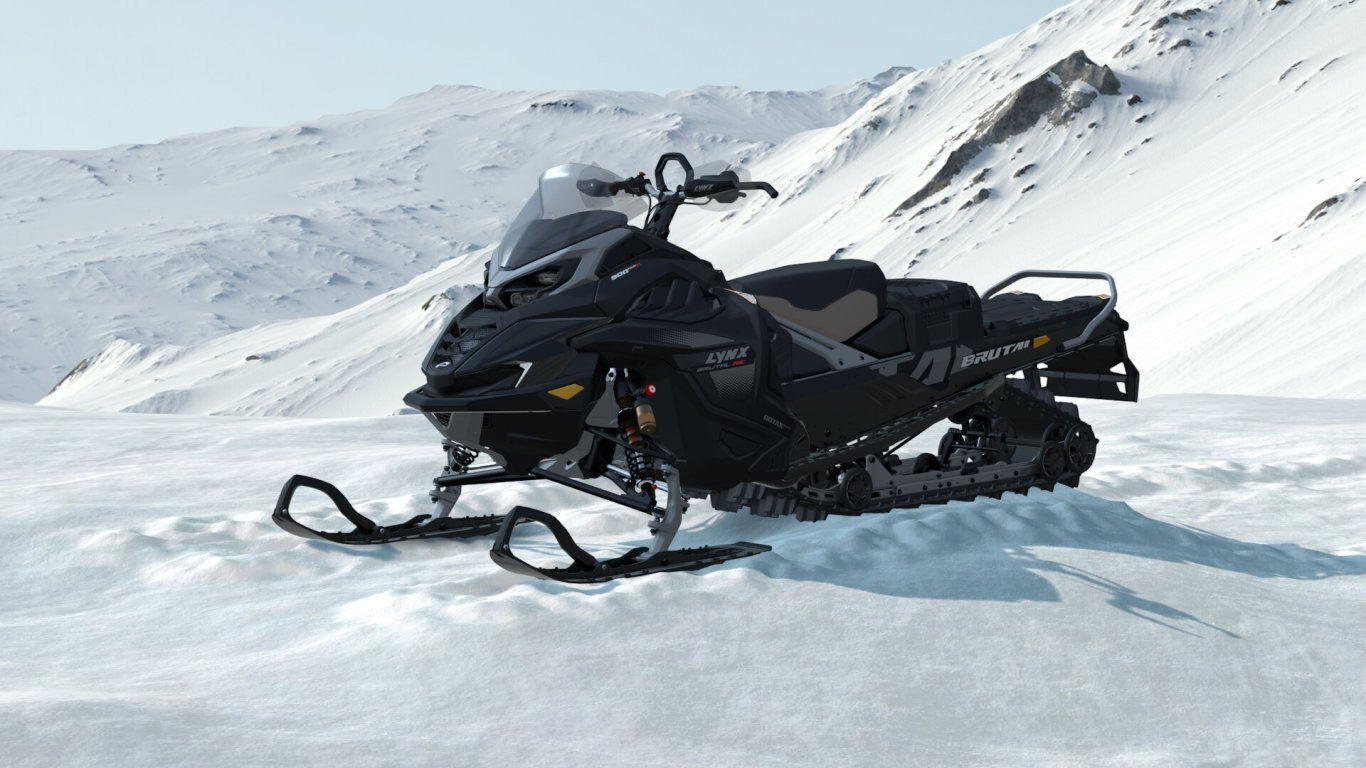 2026 Lynx BRUTAL RE (500 mm) Rotax® 900 ACE Turbo R Platinum Silver Satin / Black