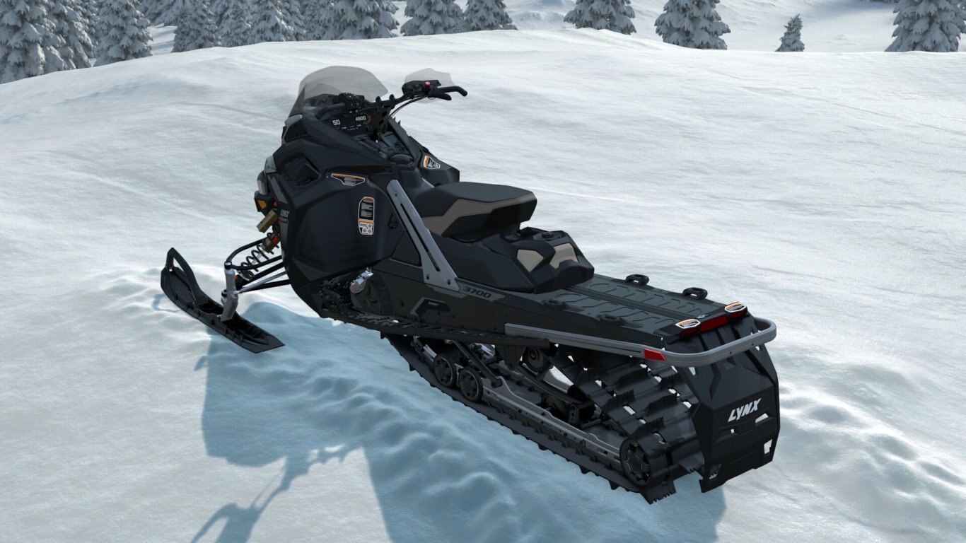 2026 Lynx XTERRAIN RE Rotax® 850 E TEC Turbo R Platinum Silver Satin / Black