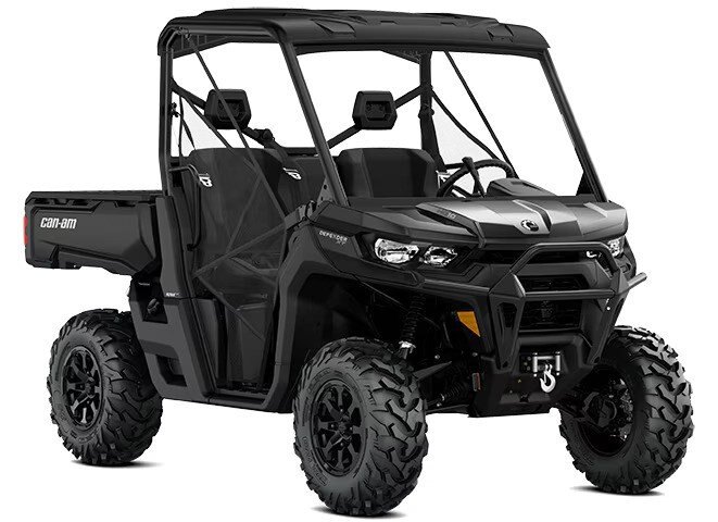 2024 Can Am DEFENDER XT 65 hp (59 lb ft torque) Rotax HD9 V twin engine Timeless Black