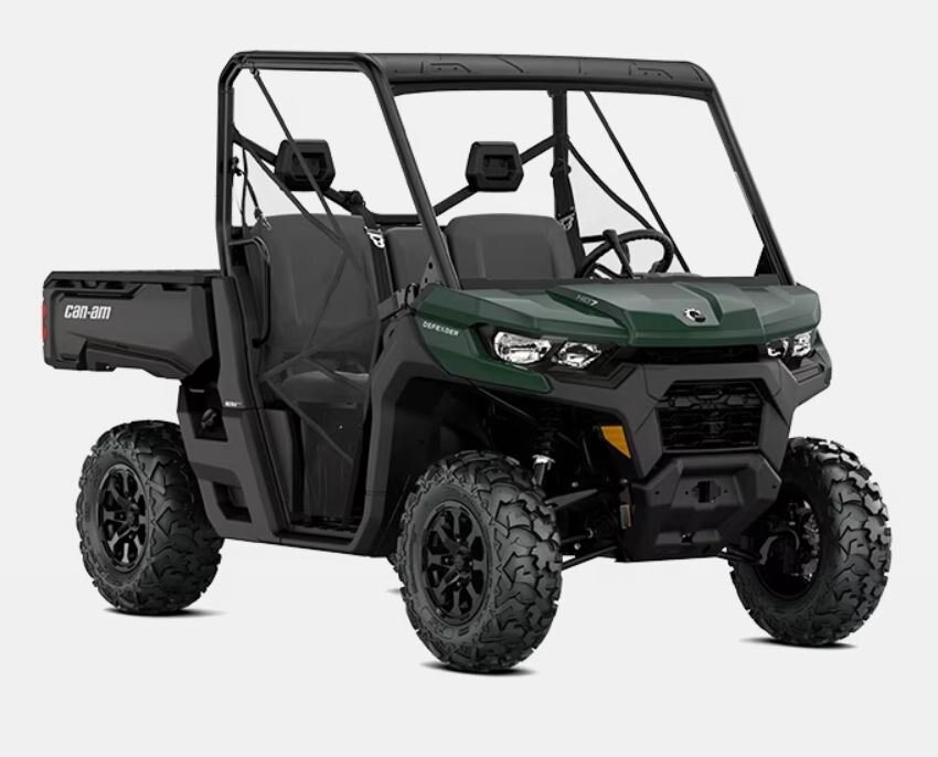 2024 Can Am DEFENDER DPS 82 hp (69 lb ft torque) Rotax HD10 V twin engine Tundra Green