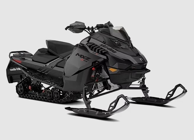 2025 Ski Doo MXZ X RS 600R E TEC® 1.5 Ice Ripper XT 137 With Smart Shox With Touchscreen Black