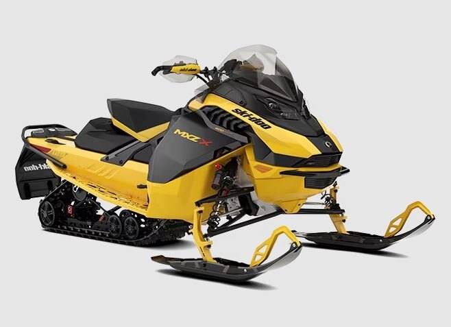 2025 Ski Doo MXZ X Rotax® 850 E TEC 137 Ice Ripper XT 1.5 Neo Yellow and Black