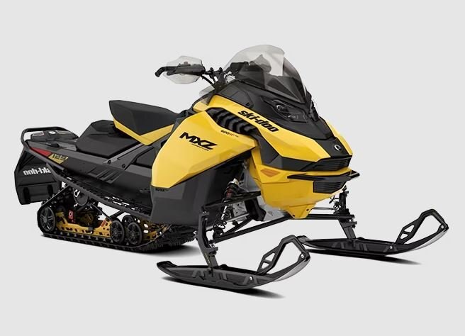2025 Ski Doo MXZ Adrenaline 129 Rotax® 600R E TEC® Neo Yellow and Black