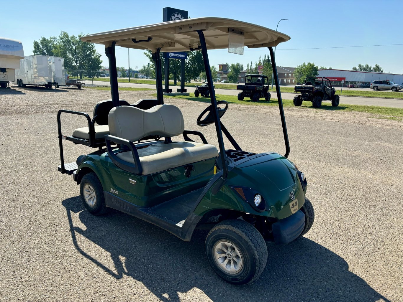 Used 2014 Yamaha DRIVE EFI Golf Cart with Rear Seat & Light Kit