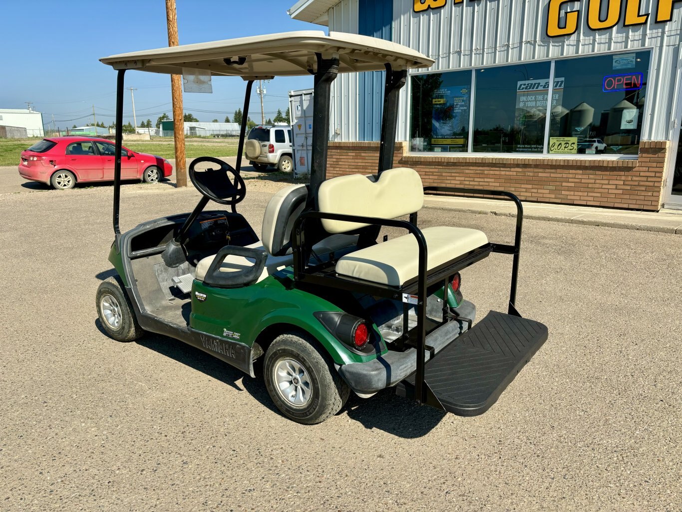 Used 2014 Yamaha DRIVE EFI Golf Cart with Rear Seat & Light Kit